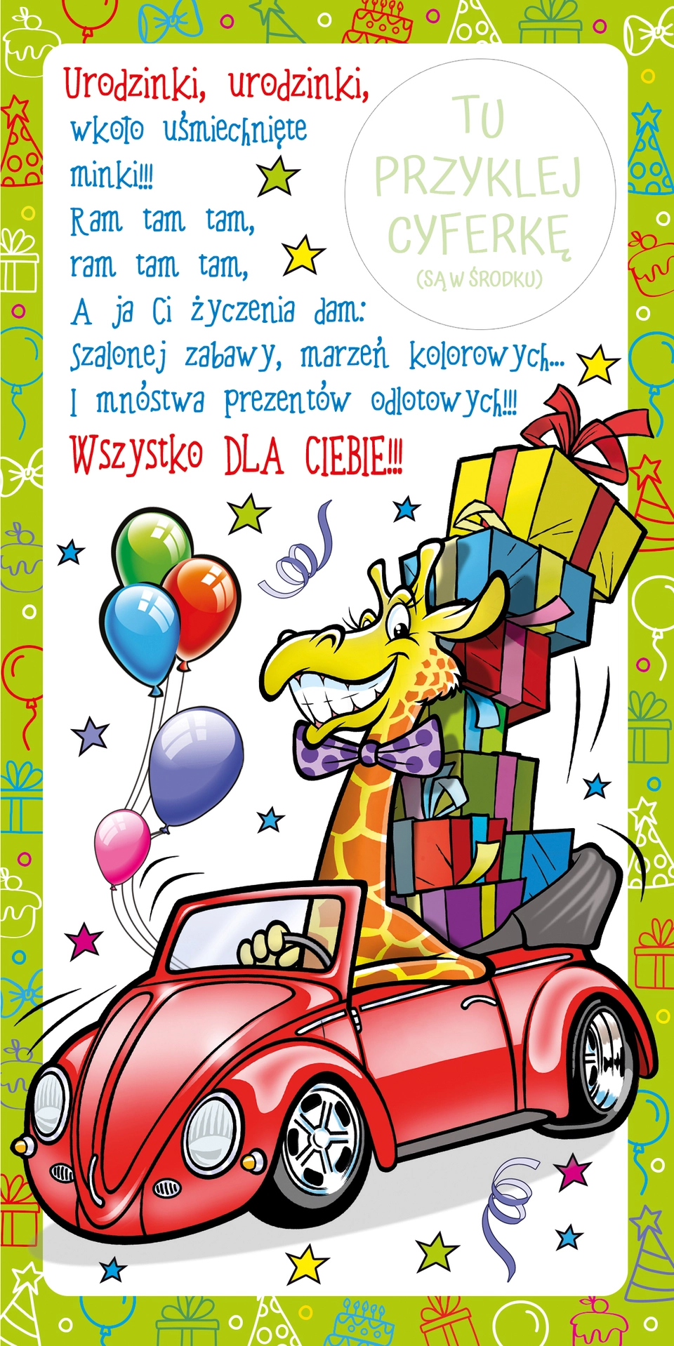 Karnet Kids nr 1 - przód