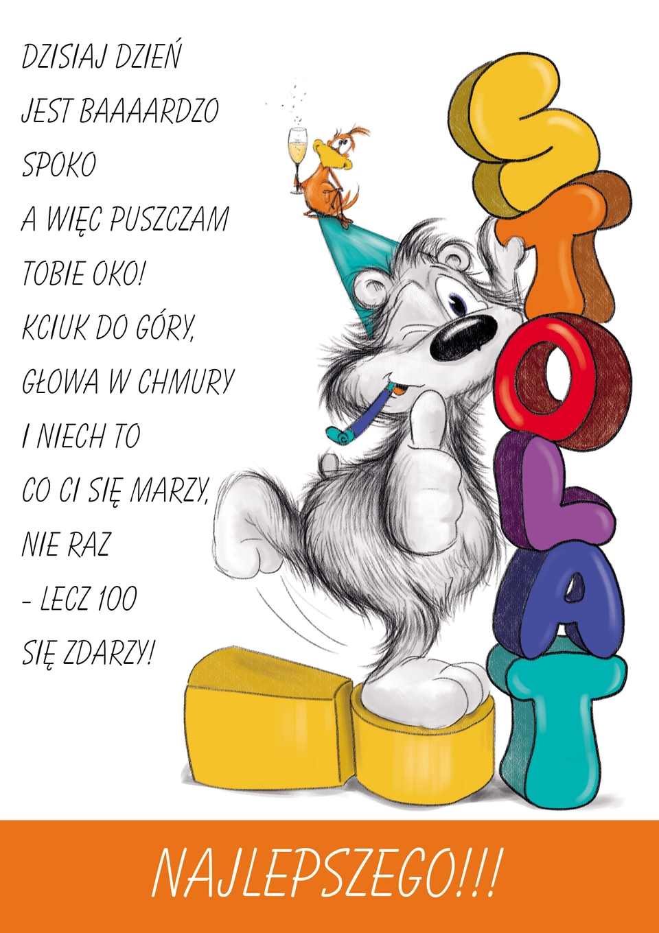 Karnet Happy nr 1 - przód
