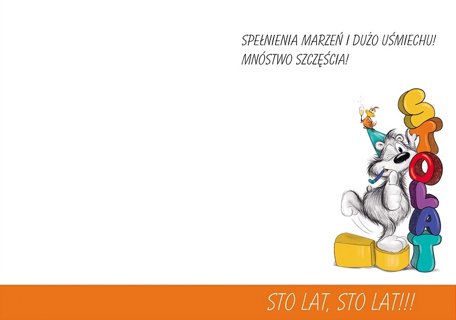 Karnet Happy nr 1 - środek