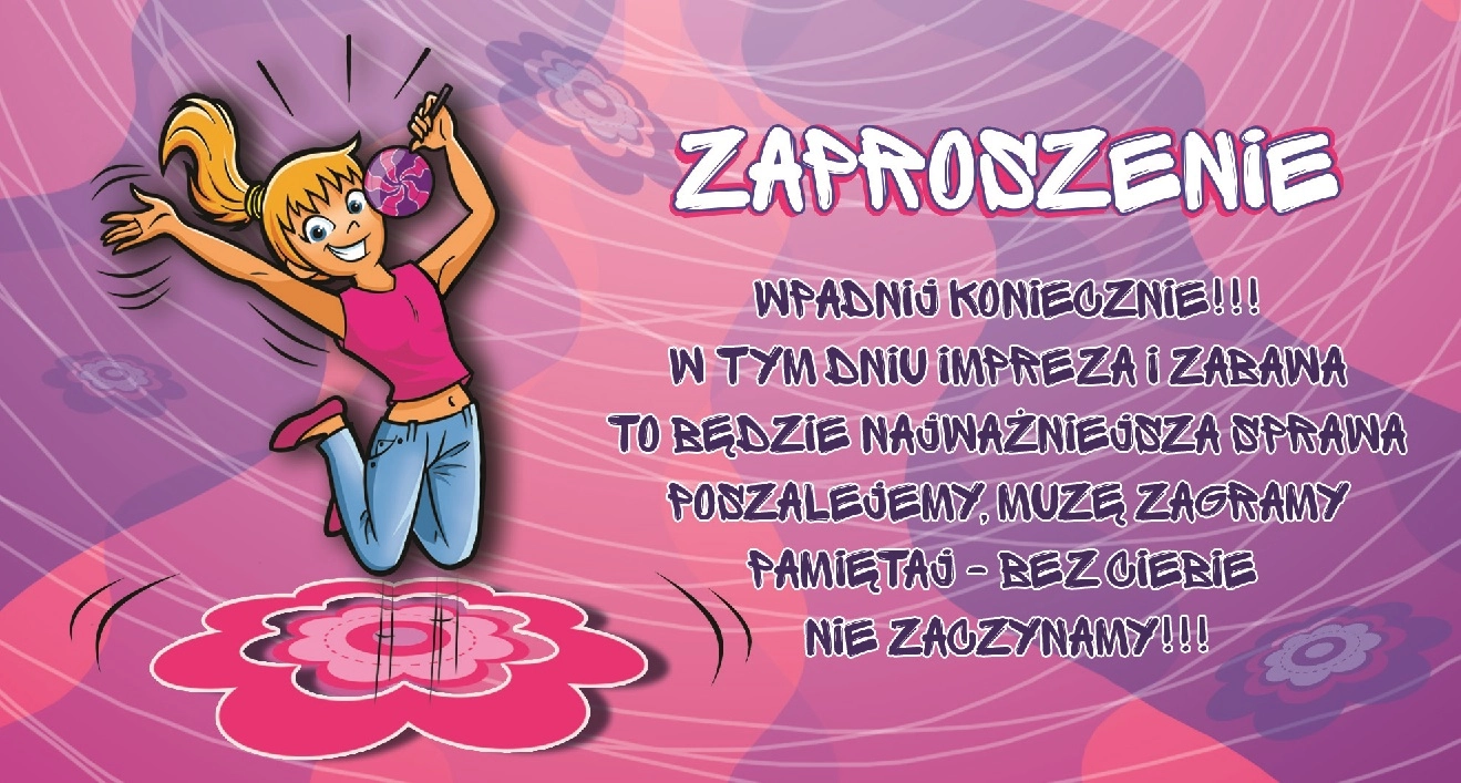 Zaproszenie Young nr 10 - przód