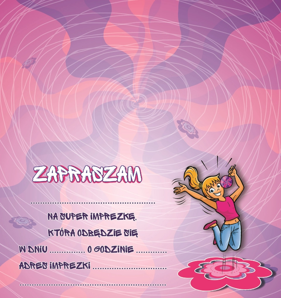 Zaproszenie Young nr 10 - środek