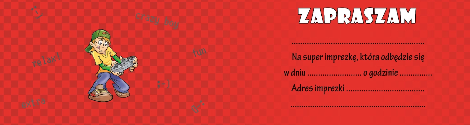 Zaproszenie Young nr 11 - środek