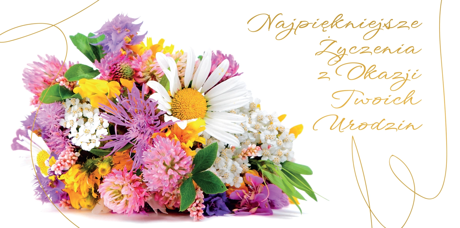 Karnet Flowers nr 12 - przód