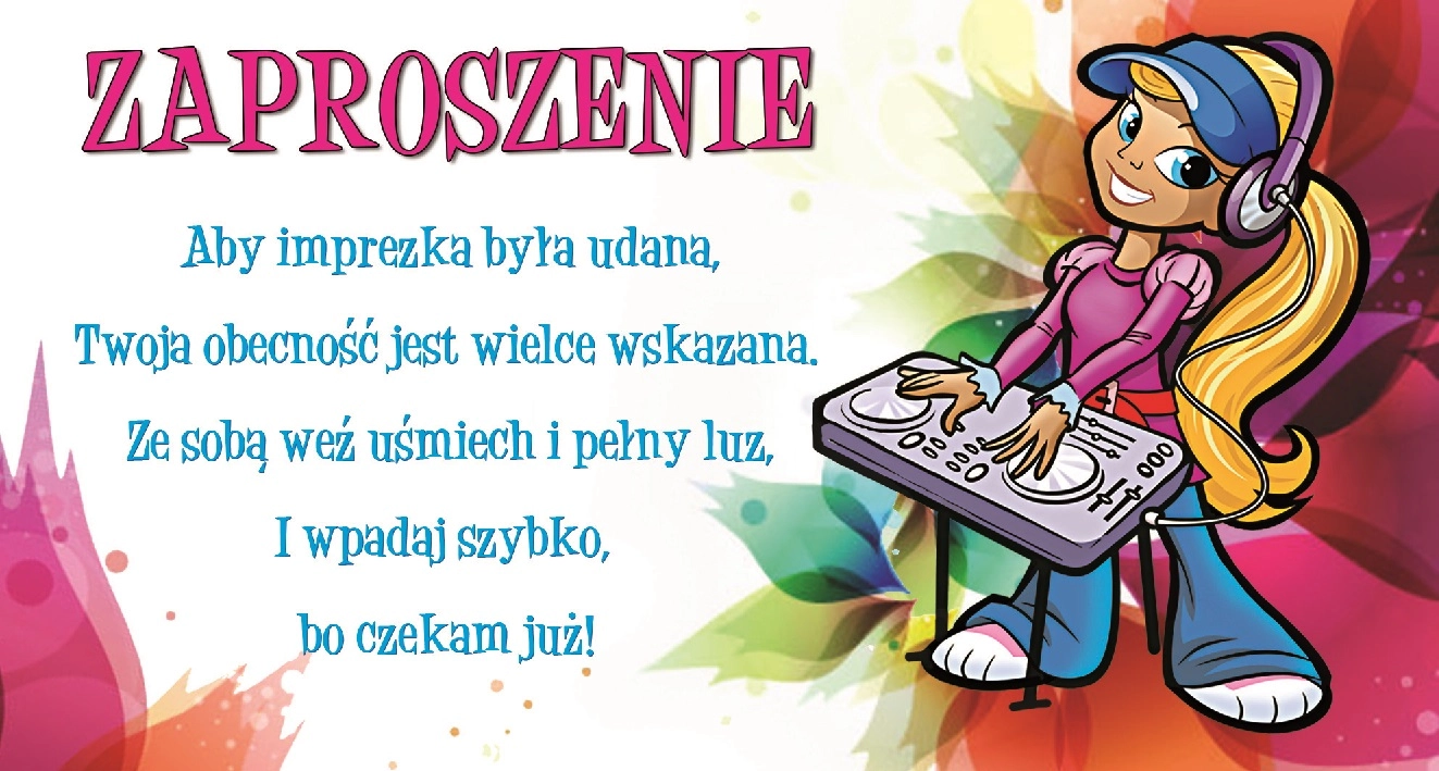 Zaproszenie Young nr 12 - przód