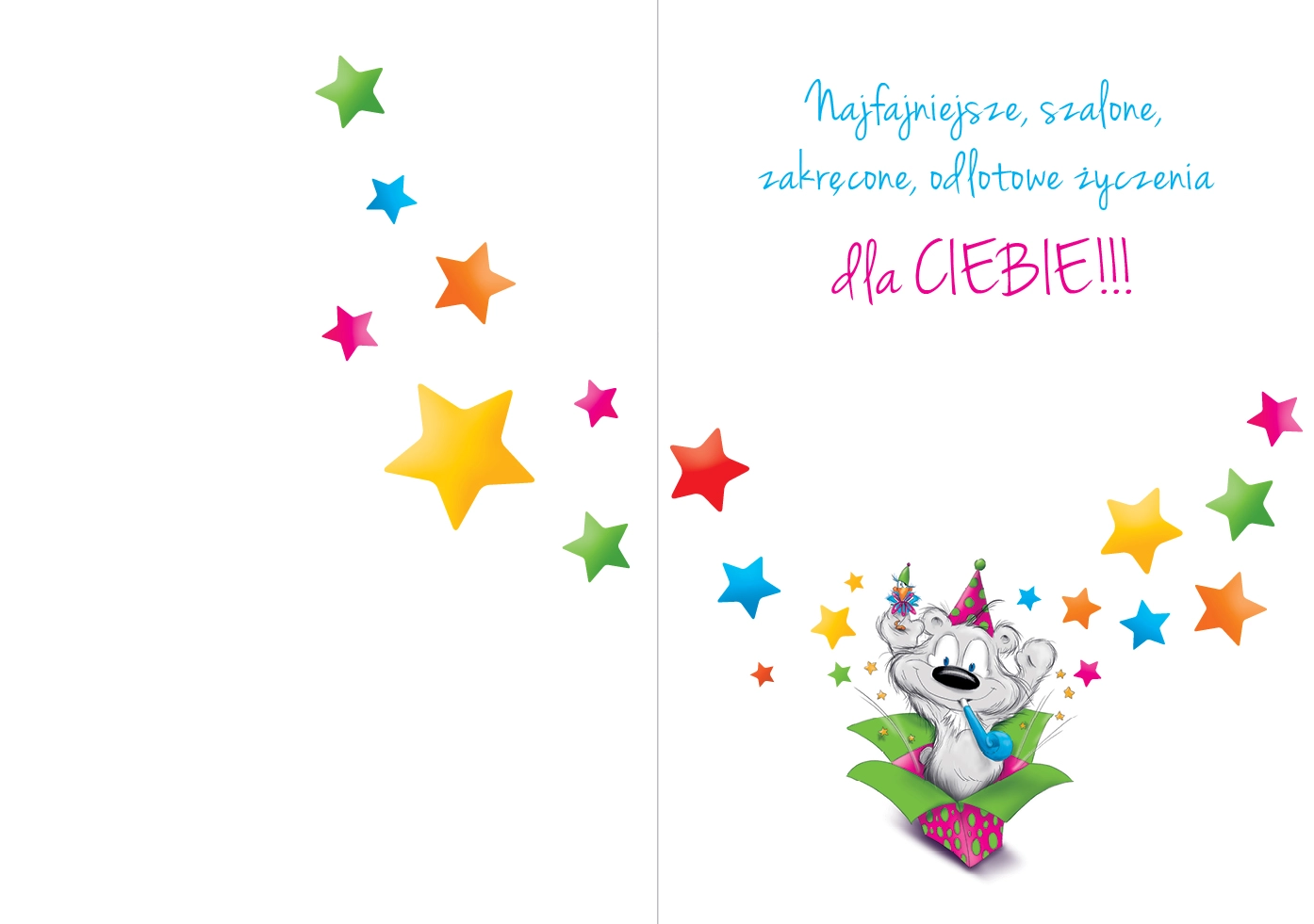 Karnet Happy nr 14 - środek