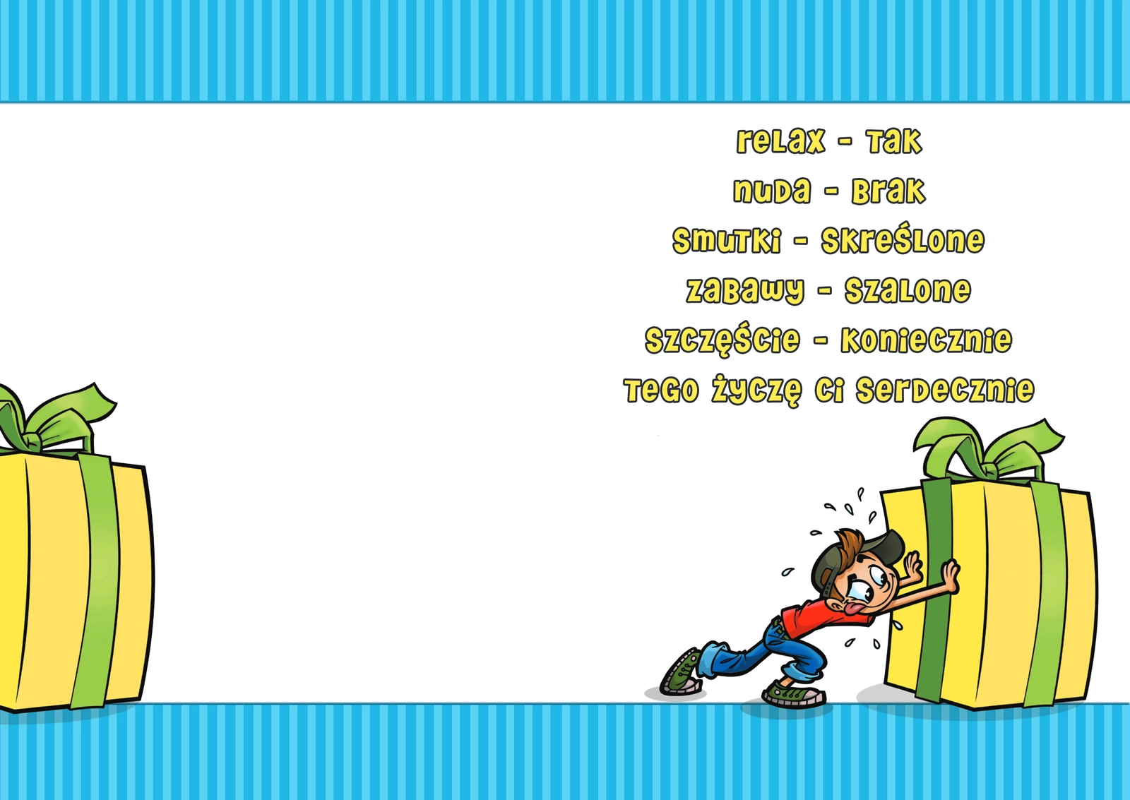 Karnet Young nr 14 - środek