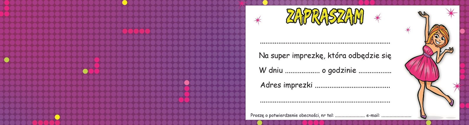 Zaproszenie Young nr 14 - środek