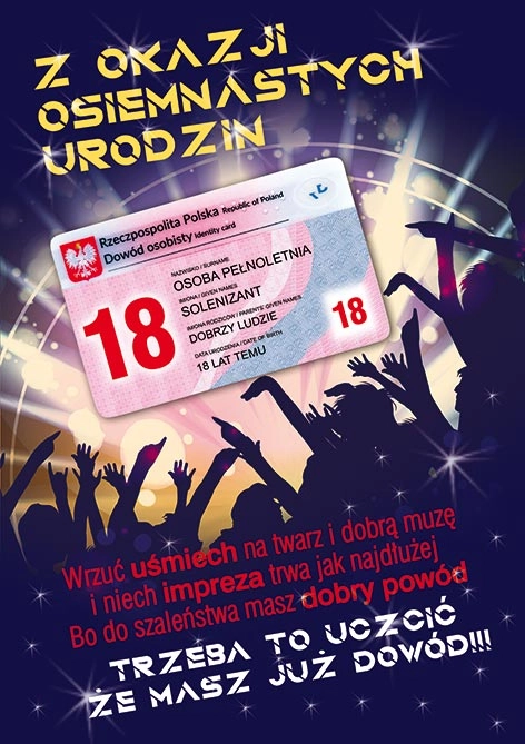 Karnet Party nr 15 - przód