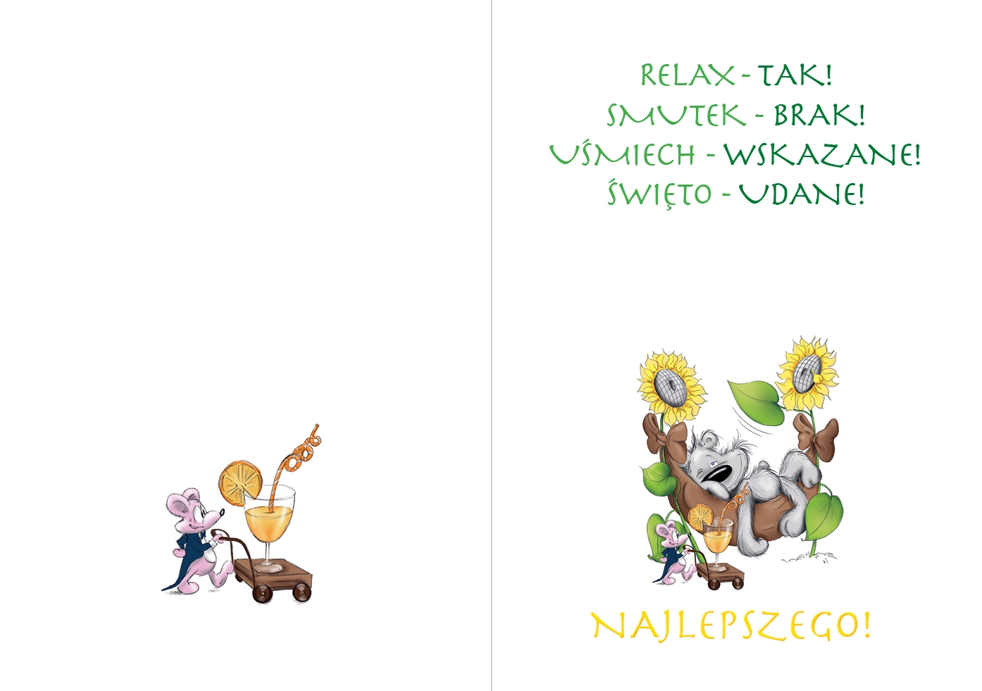 Karnet Happy nr 15 - środek