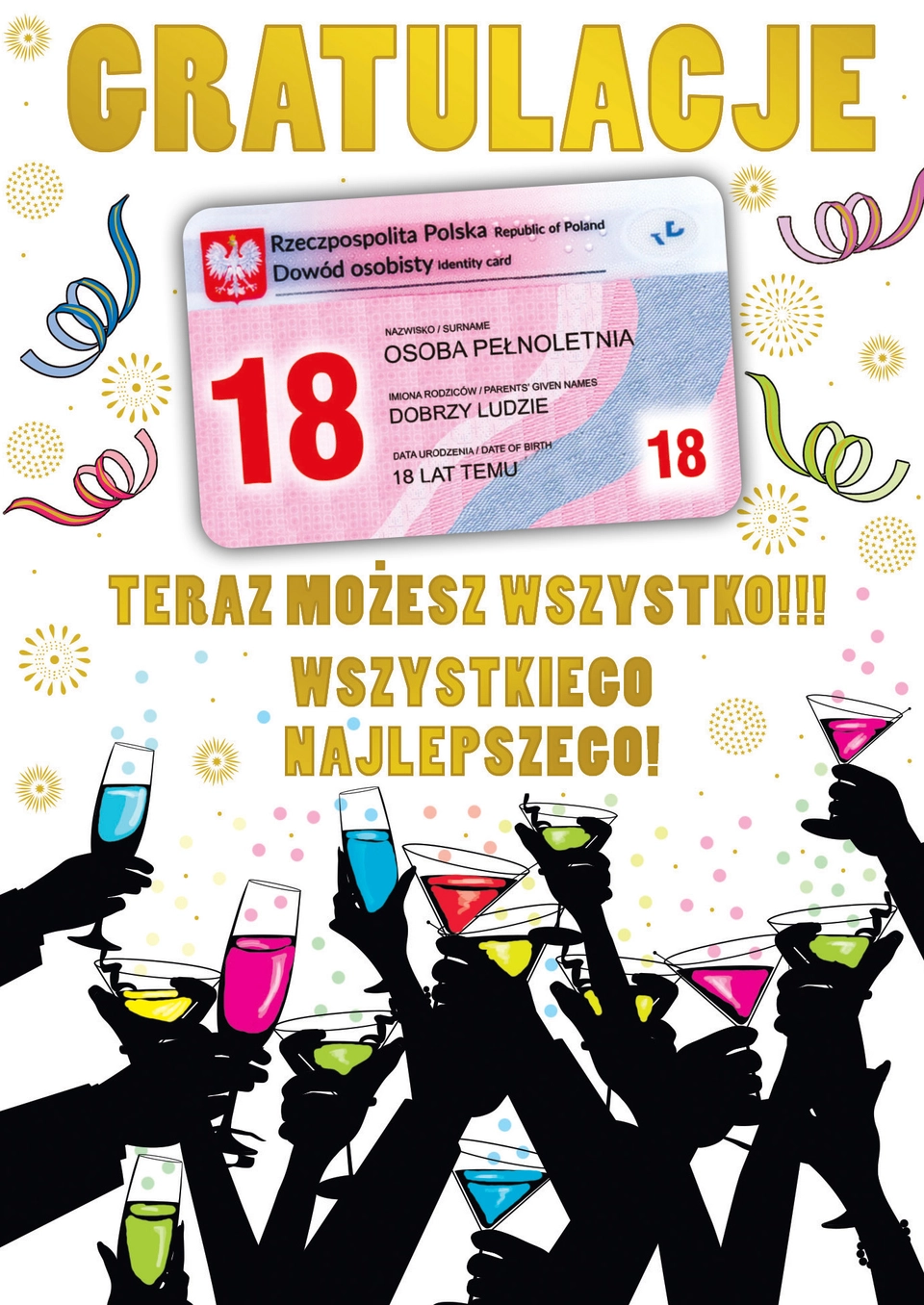 Karnet Party nr 16 - przód