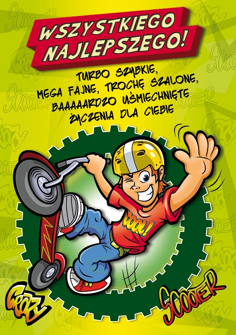 Karnet Young nr 18 - przód