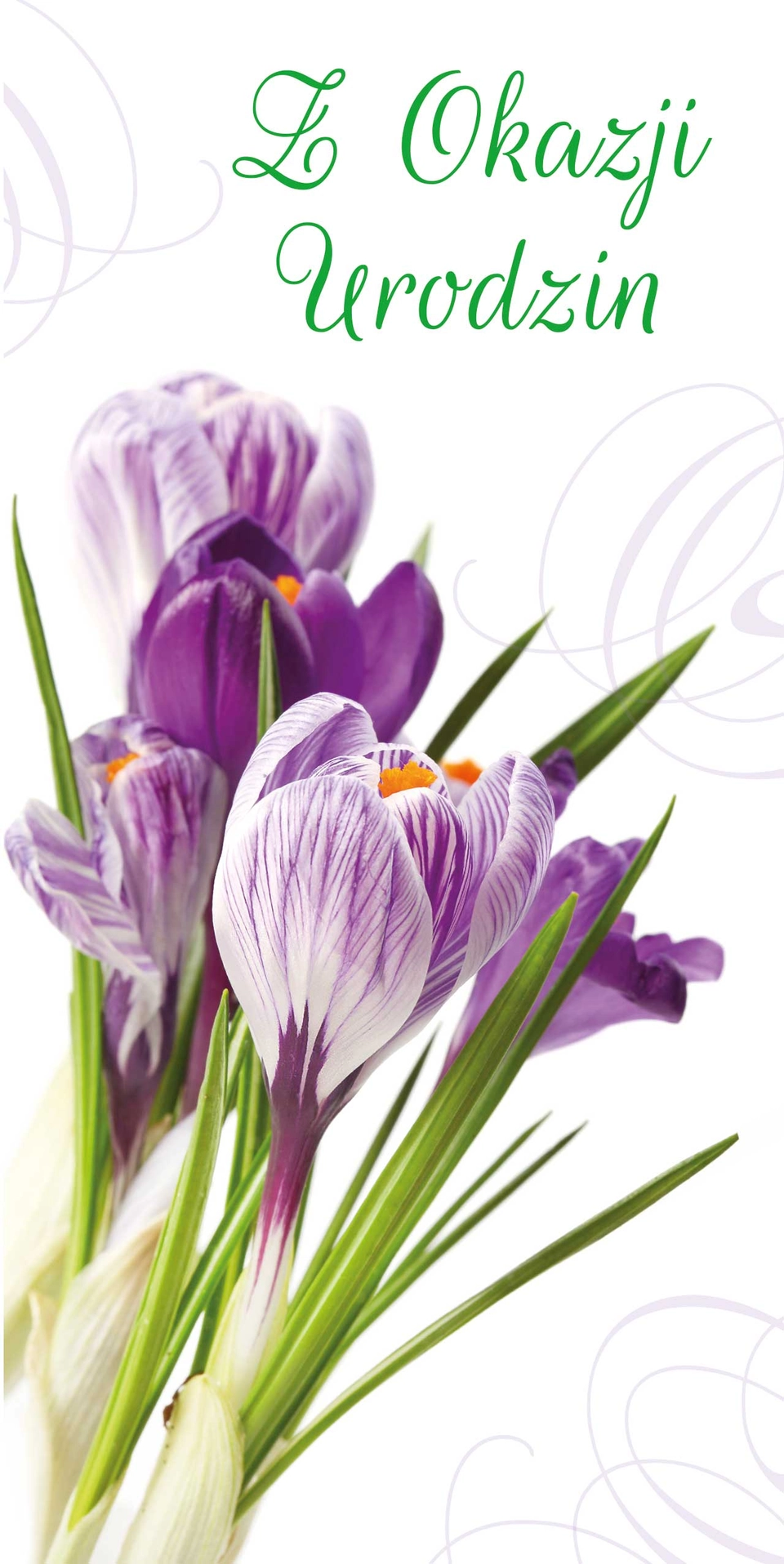 Karnet Flowers nr 2 - przód