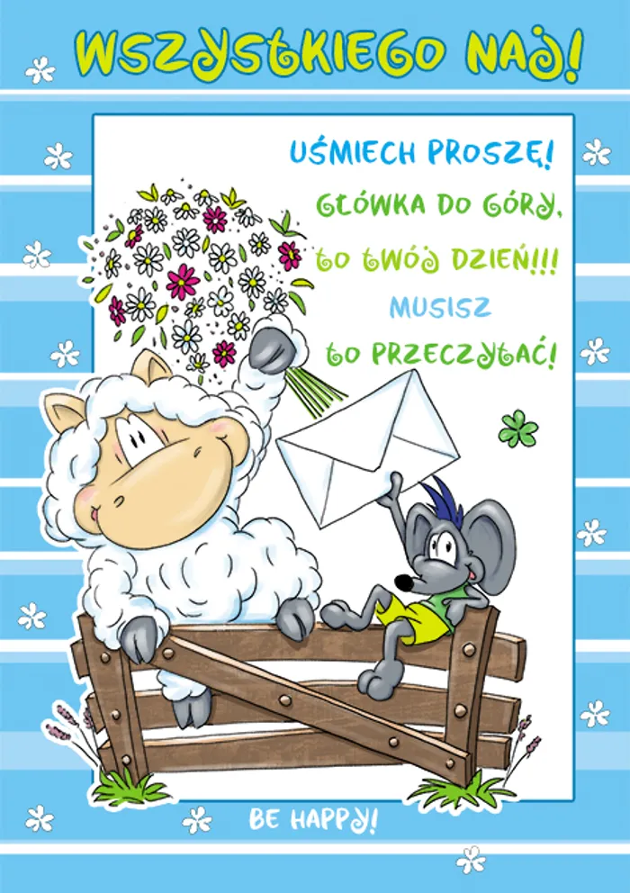 Karnet Smile nr 2 - przód