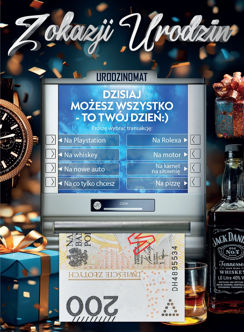 Karnet Grande Money nr 2 - przód