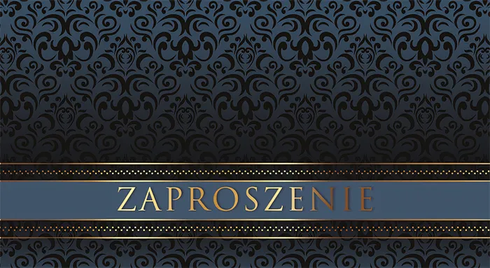 Zaproszenie Style nr 2 - przód