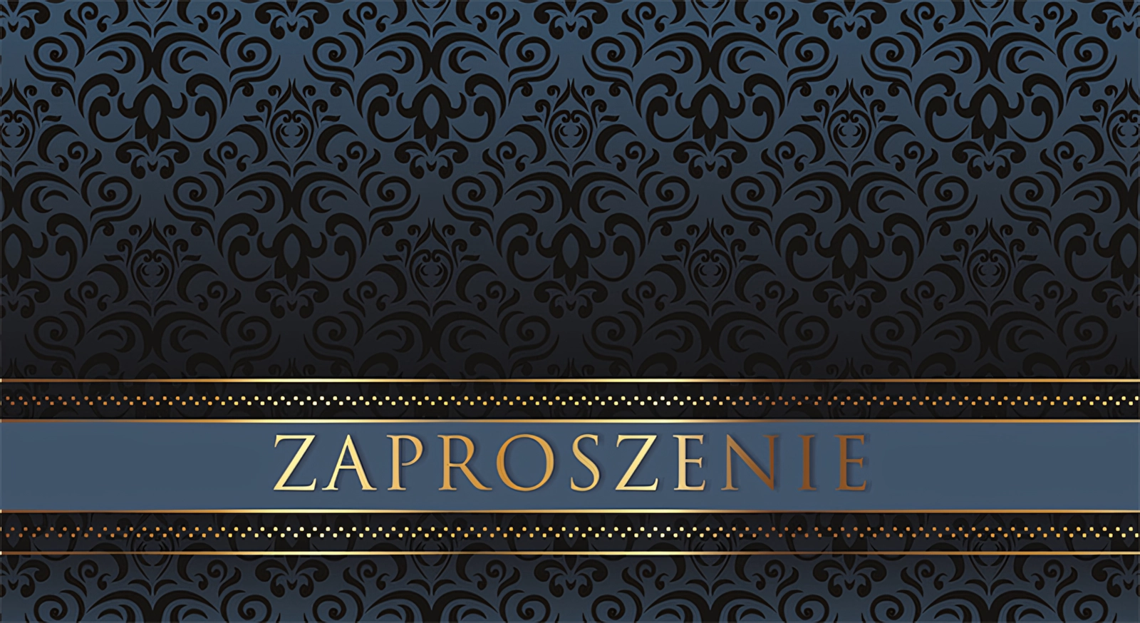 Zaproszenie Style nr 2 - przód