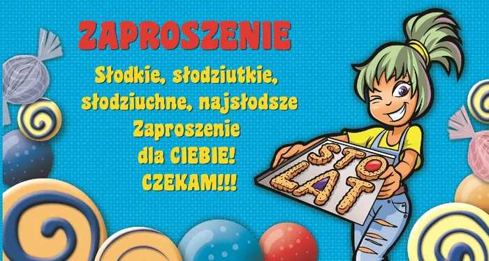 Zaproszenie Young nr 2 - przód