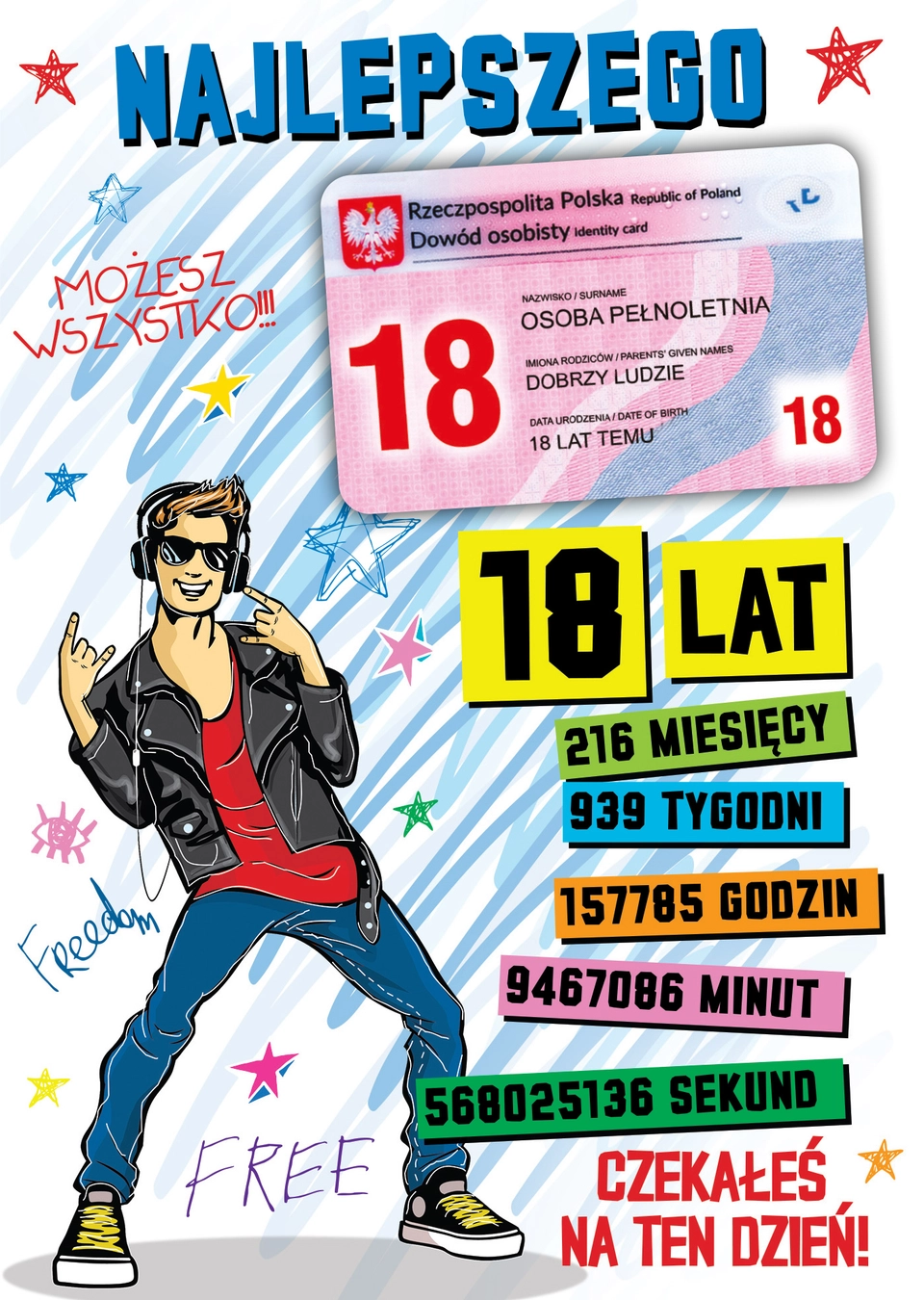 Karnet Party nr 20 - przód