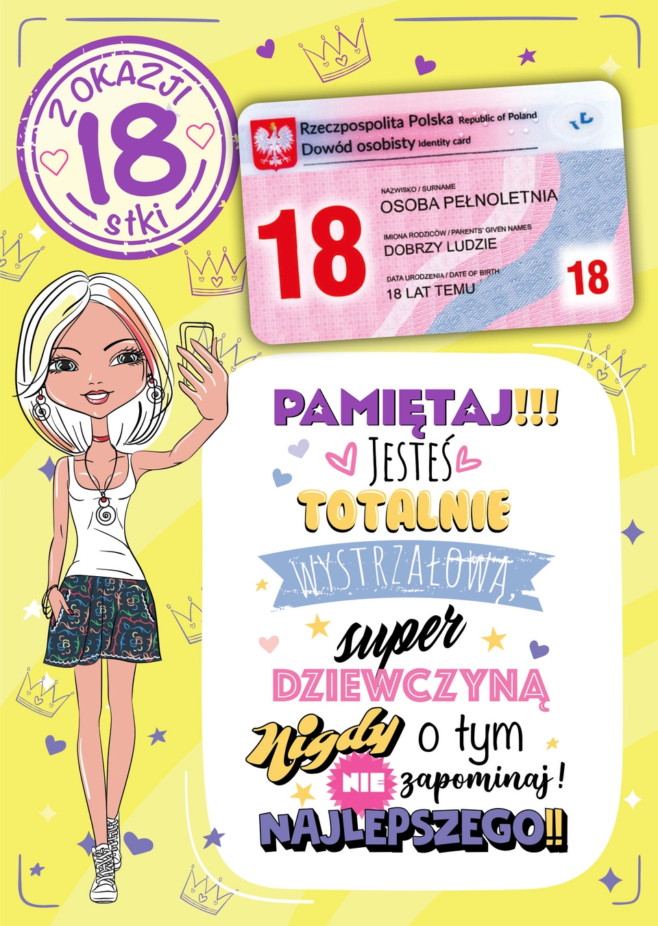 Karnet Party nr 21 - przód