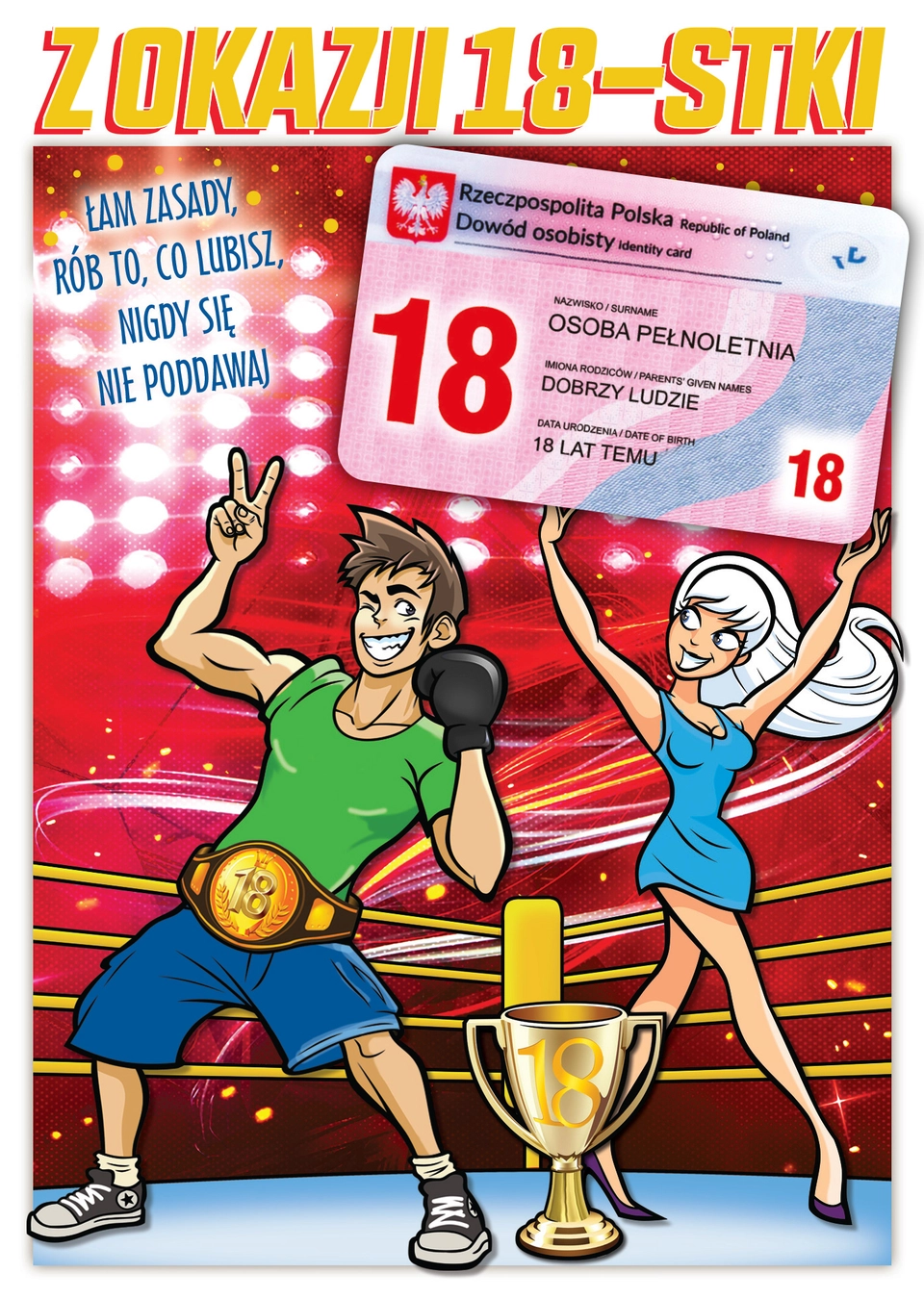 Karnet Party nr 22 - przód