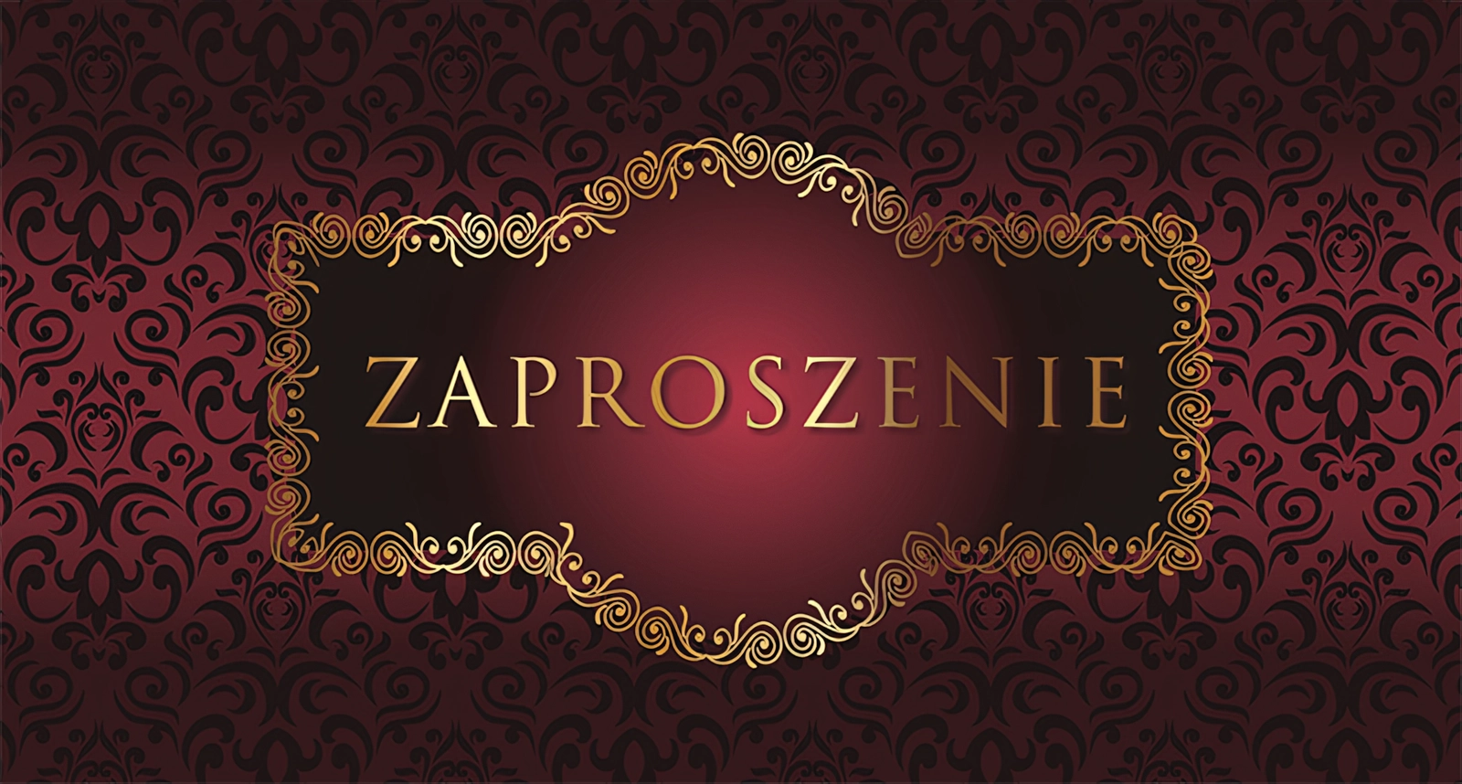 Zaproszenie Style nr 3 - przód