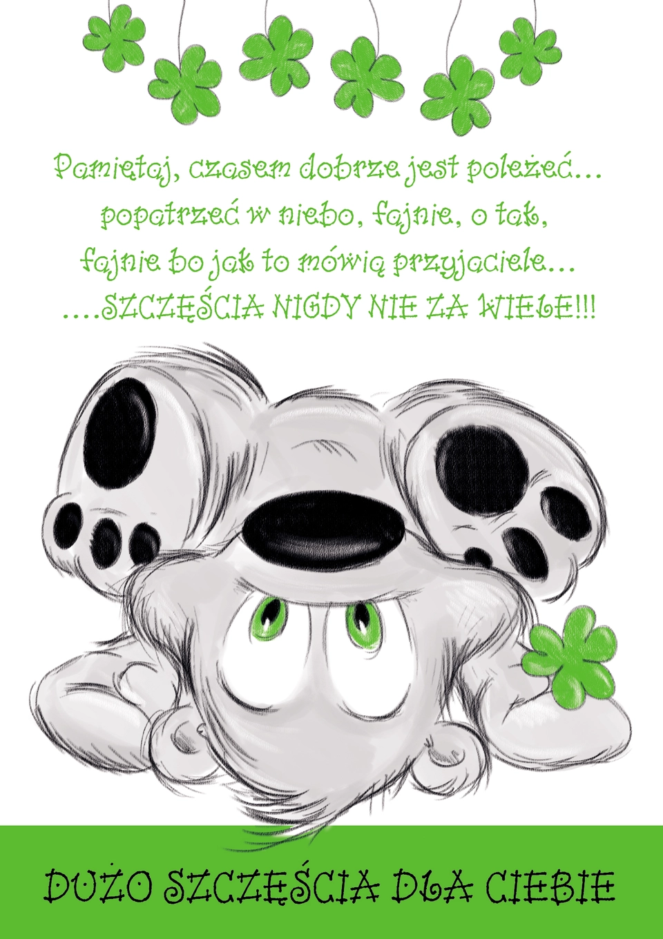 Karnet Happy nr 4 - przód