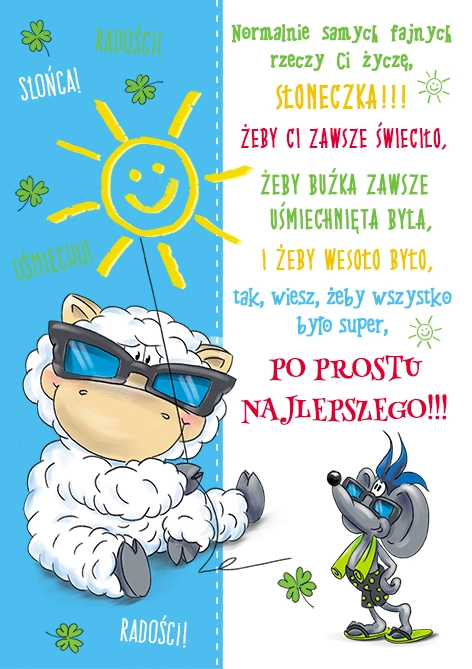 Karnet Smile nr 5 - przód