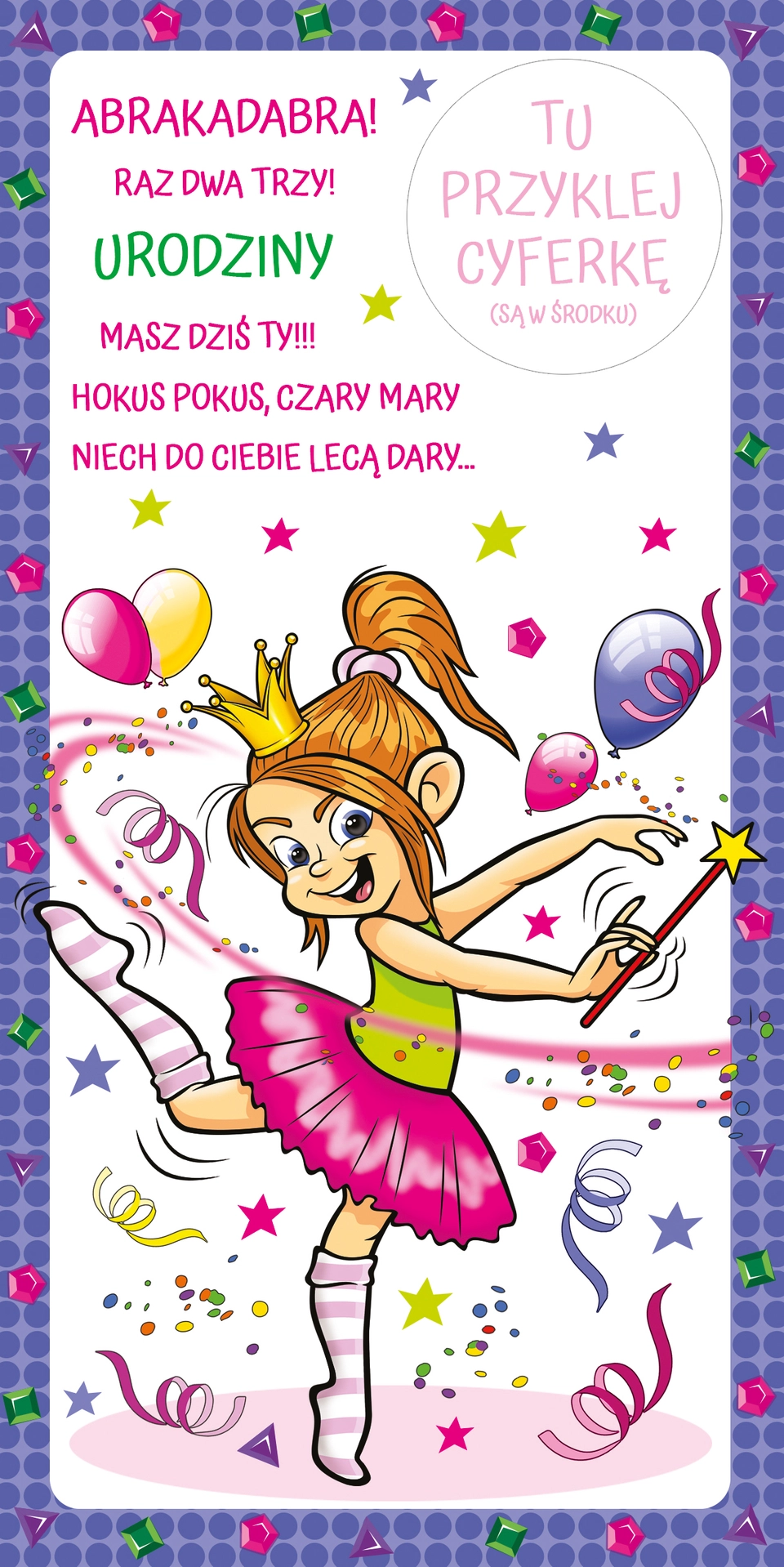 Karnet Kids nr 5 - przód