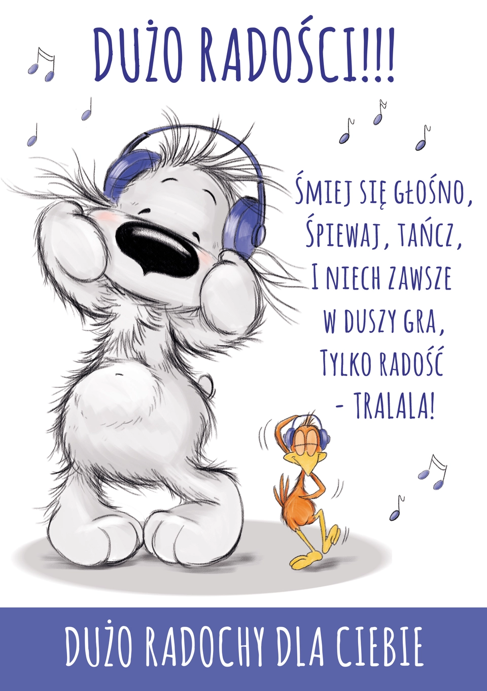 Karnet Happy nr 5 - przód