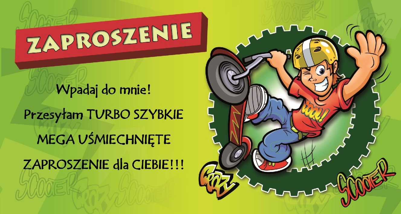 Zaproszenie Young nr 5 - przód