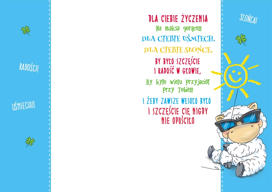 Karnet Smile nr 5 - środek