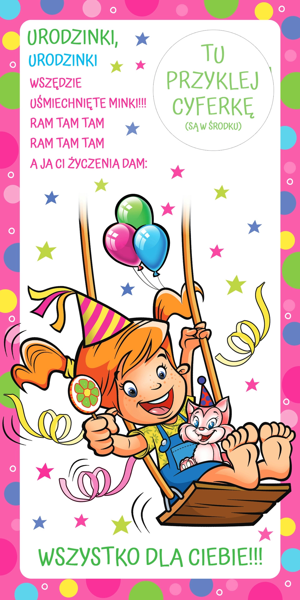 Karnet Kids nr 6 - przód