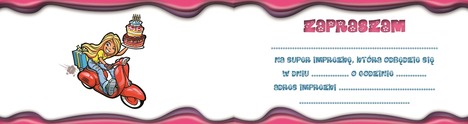 Zaproszenie Young nr 6 - środek