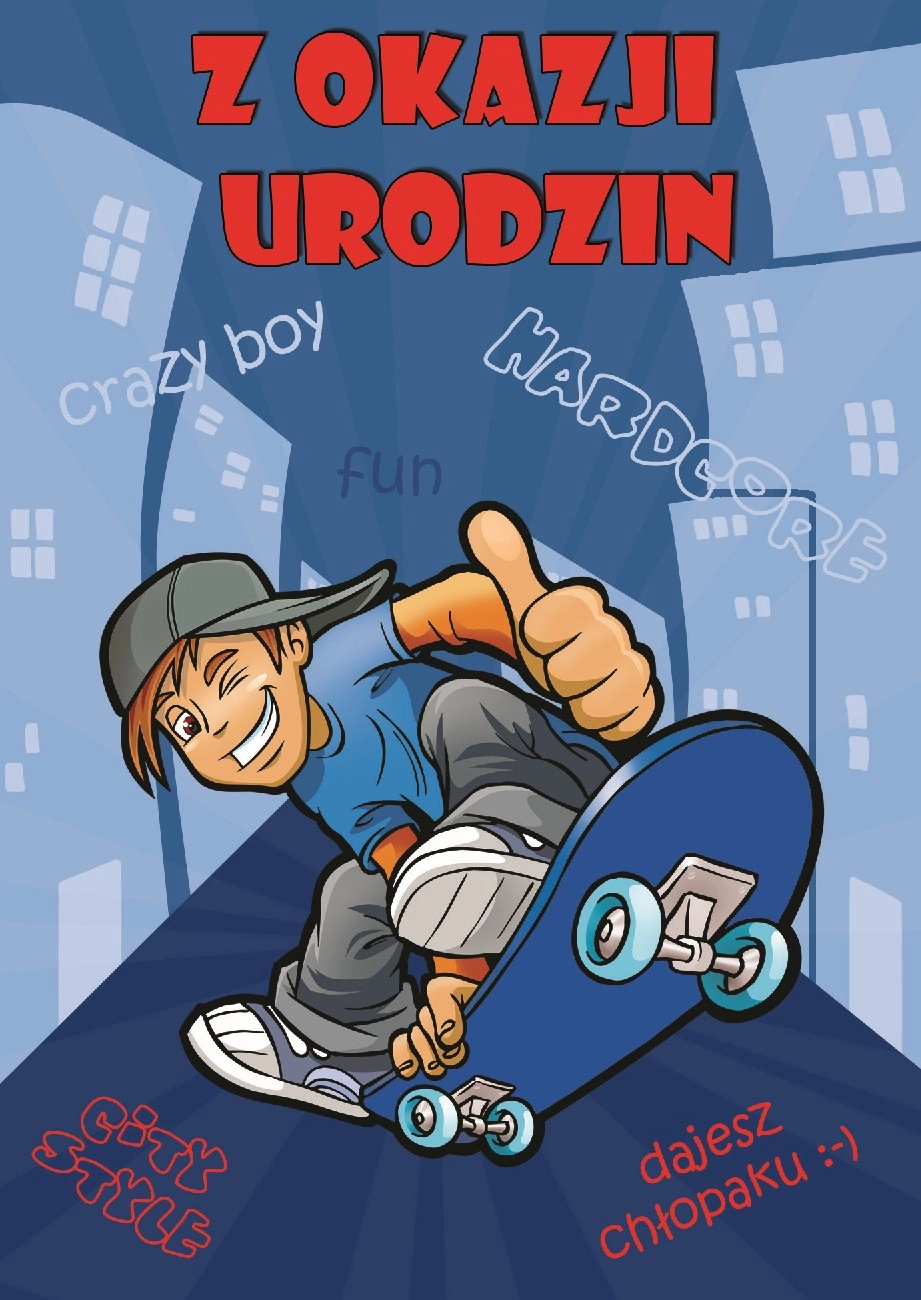 Karnet Young nr 7 - przód