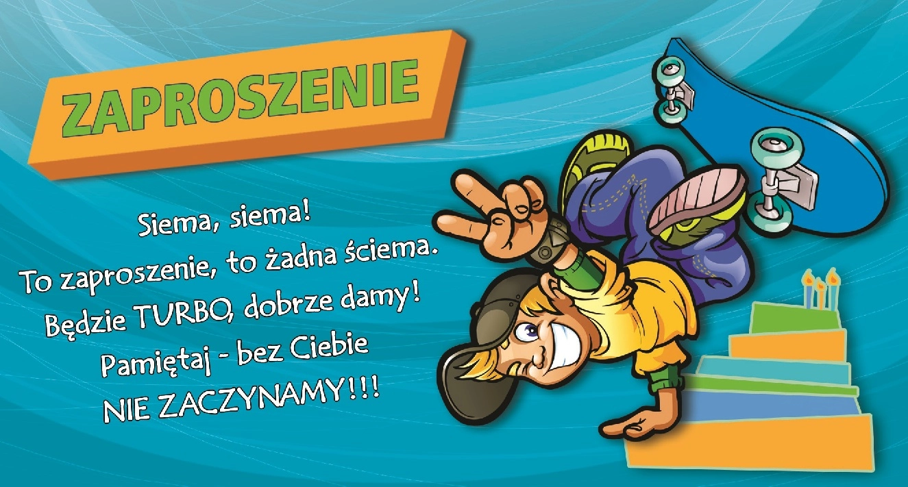 Zaproszenie Young nr 8 - przód