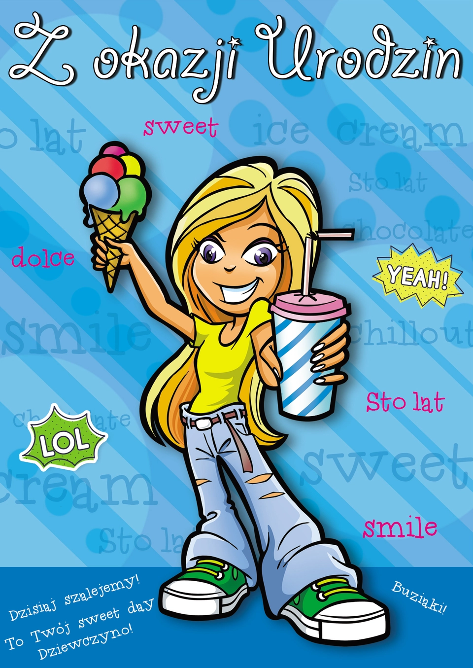 Karnet Young nr 8 - przód