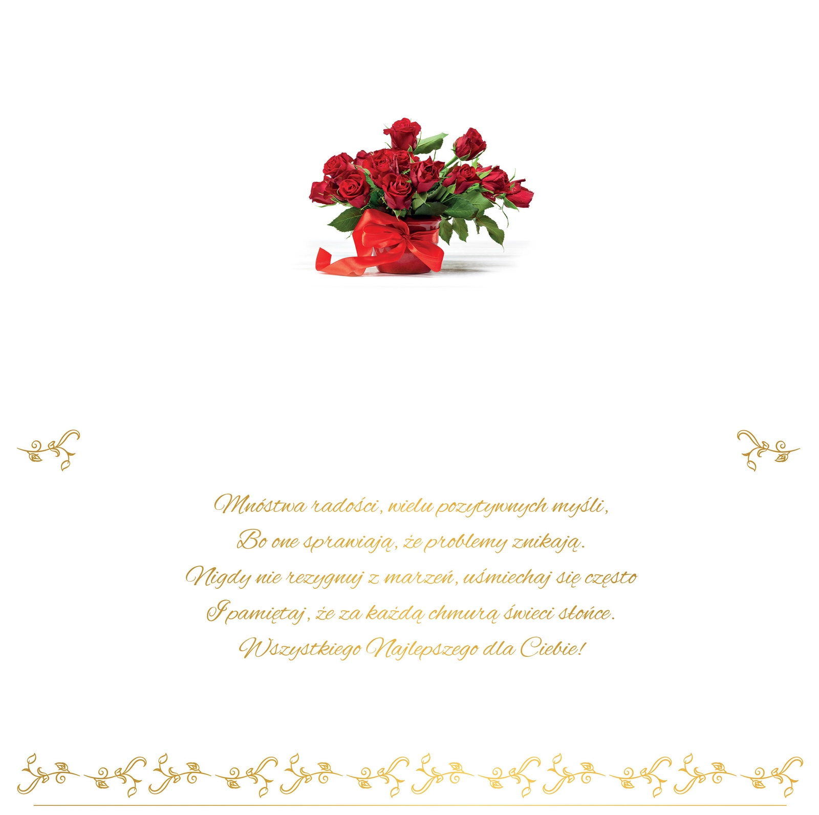 Karnet Flowers nr 8 - środek