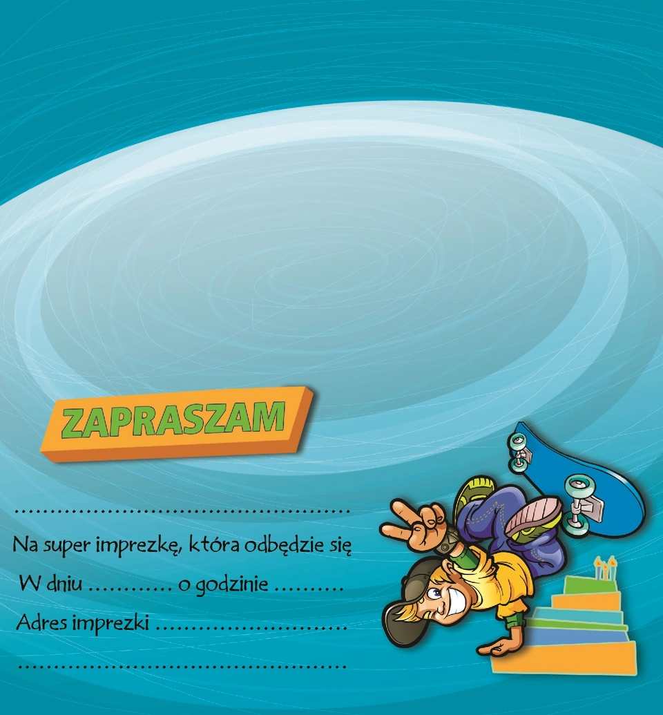 Zaproszenie Young nr 8 - środek